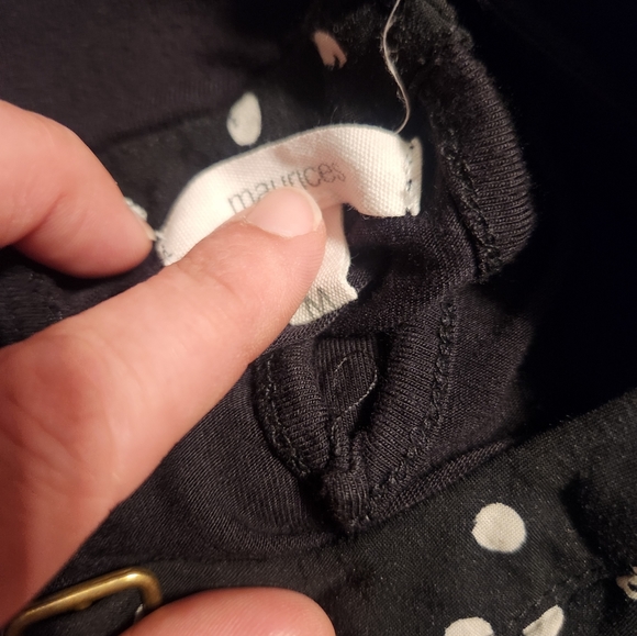 Maurice's Polka Dot S/L Blouse - Picture 2 of 4